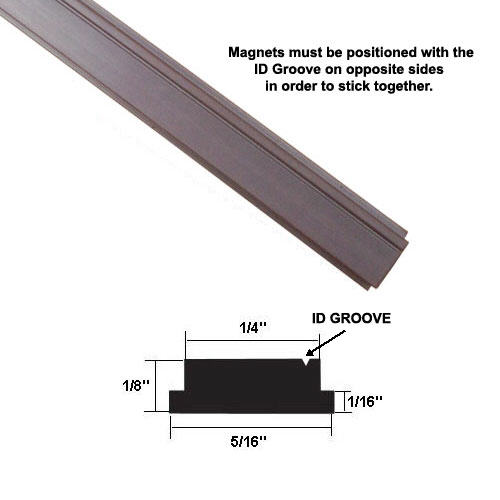 Flexible Magnetic Strip Insert for Framed Swing Shower Doors  | SDM9842
