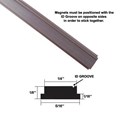 Gordon Glass&#174; Flexible Magnetic Strip Insert for Framed Swing Shower Doors - 75" long