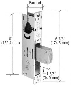 C.R. Laurence CRL Adams Rite Long Throw Deadlock - 1-1/8&quot; | MS18533