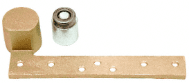 C.R. Laurence CRL 1-1/2&quot; Left Hand Offset Floor Closer Arm with Free Swinging Bottom Pivot | NDC101LH15