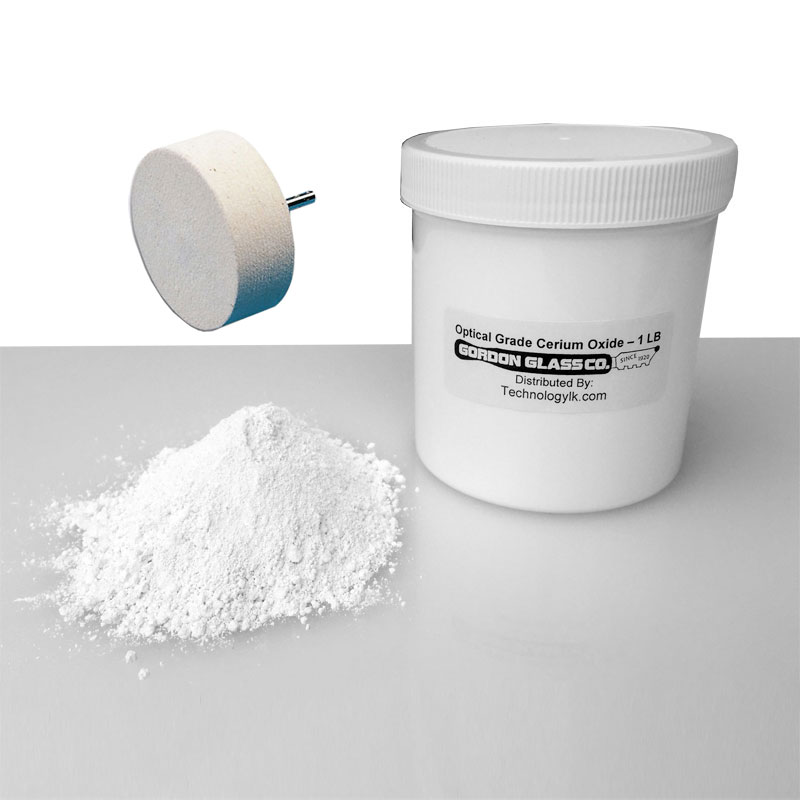 Optical Grade High Purity Cerium Oxide Polishing Compound | Optical Grade Cerium Oxide Glass Polish | COOG1LBKIT2