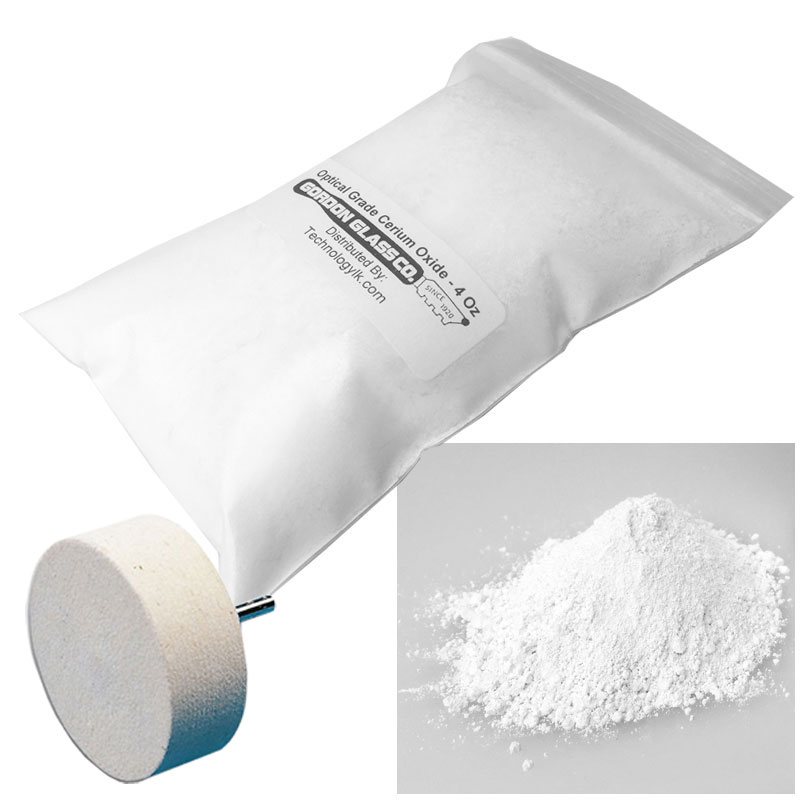 Optical Grade High Purity Cerium Oxide Polishing Compound | Optical Grade Cerium Oxide Glass Polish | COOG04OZKIT3