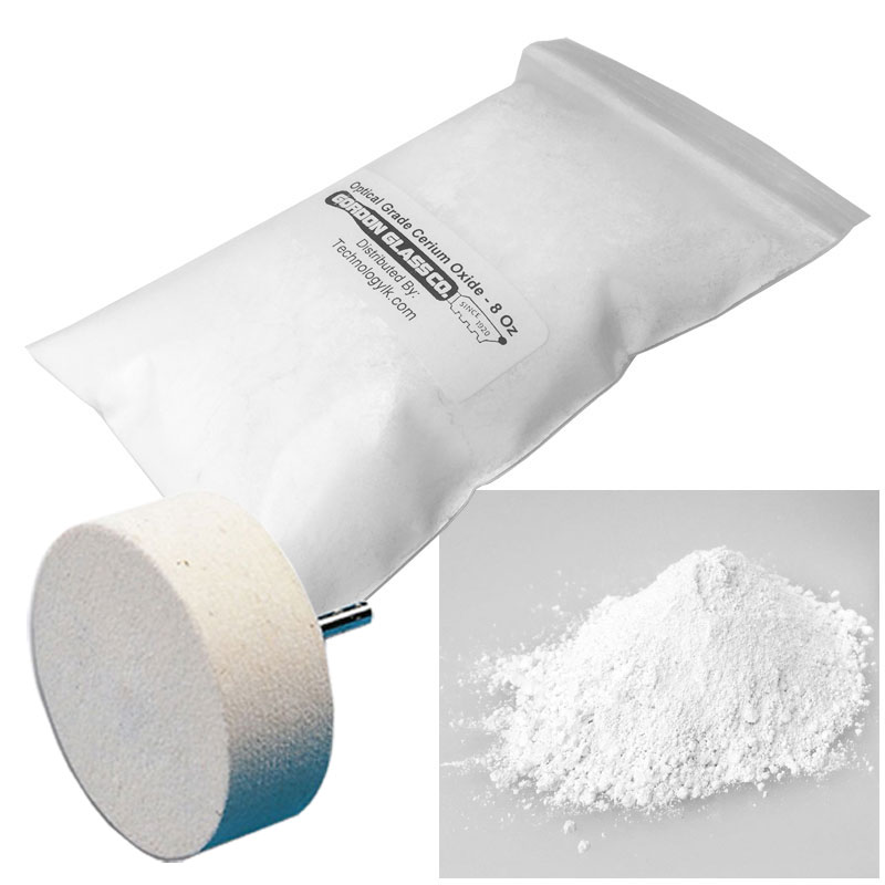 Optical Grade High Purity Cerium Oxide Polishing Compound | Optical Grade Cerium Oxide Glass Polish | COOG08OZKIT4