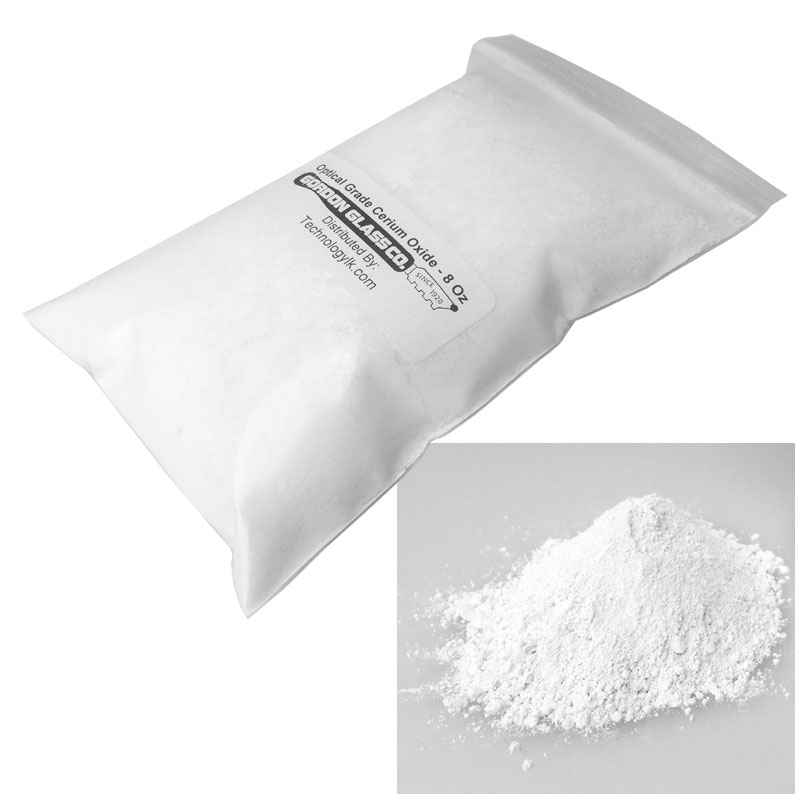 Optical Grade High Purity Cerium Oxide Polishing Compound | Optical Grade Cerium Oxide Glass Polish | COOG08OZ