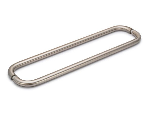 Opus II 24&quot; Cuttable Back-to-Back Towel Bar without Rosettes - Brushed Nickel | S224DBLTBBN