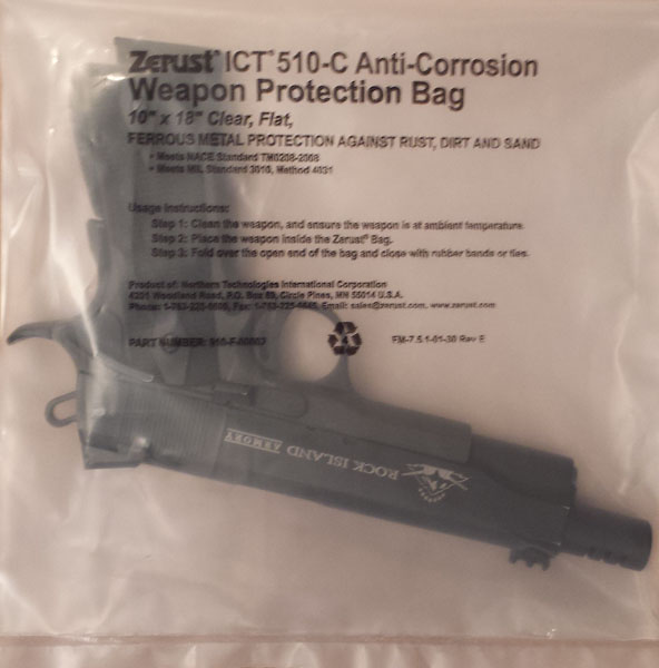 Technology LK Weapon Protection Bags with Zerust Rust Prevention  | WPBC1018