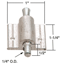 C.R. Laurence Sliding Window and Door Lock, Push-Pull Type, White | S4601