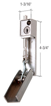 C.R. Laurence CRL Aluminum Keyed Bolt Door Lock | S4261