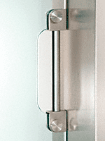 C.R. Laurence CRL Brushed Nickel Finish Frameless Sliding Glass Door Handle | SGH8BN