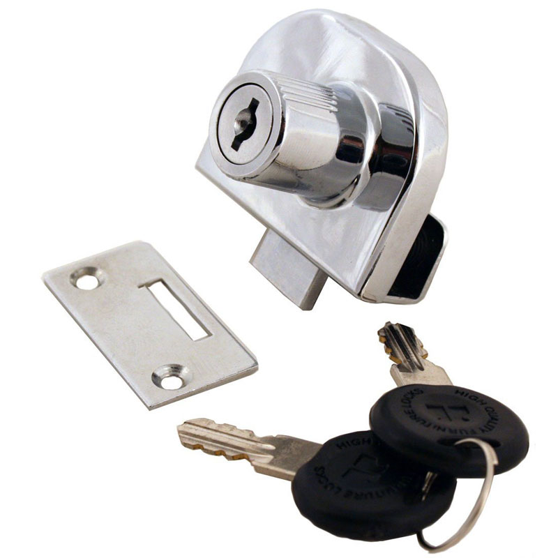 Gordon Glass Showcase Display Cabinet Glass Door Lock for Double Glass Door - Keyed Alike | GGSL248KA