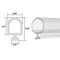 Gordon Glass&#174; Clear Vinyl Shower Door Bulb Seal - 84 in long 