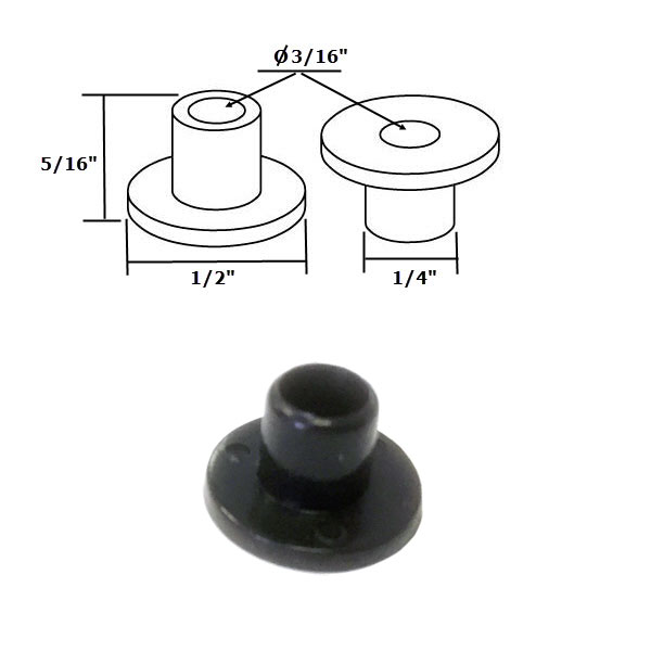 Shower Door Nylon Bushing for Framed Pivot Shower Doors | SB4160