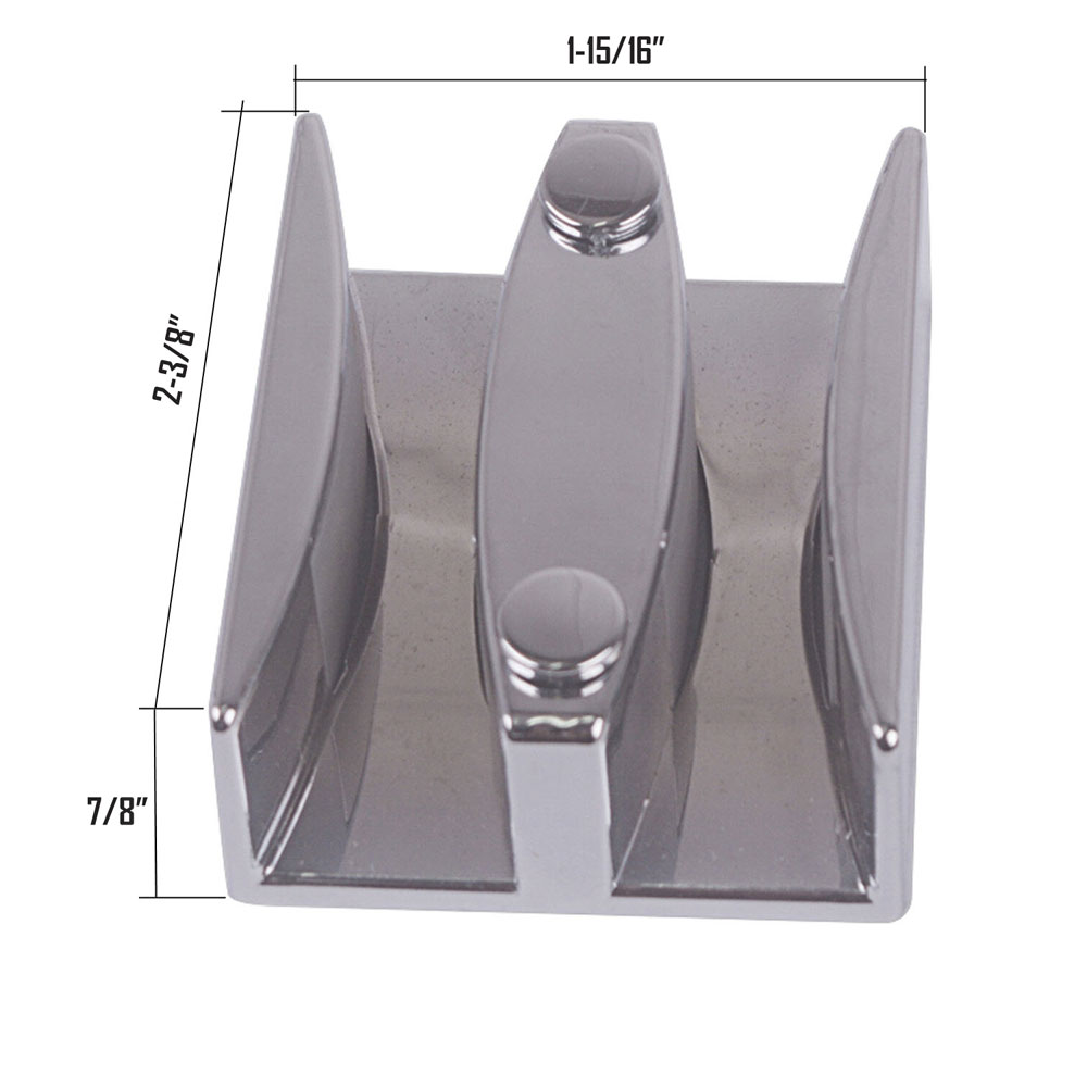 Shower Door Guide for Frameless Glass Shower Doors up to 5/16&quot; think glass. | TAYLO