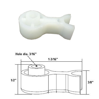 Pivot Bushing for Framed Swing Shower Doors | SDPB1871