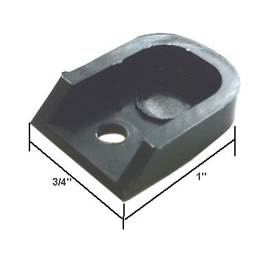 Sliding Shower Door Plastic Finger Pull - Pack of 2 | FP002