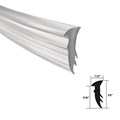 Gordon Glass&#174; Clear 5/8" Wide Vinyl Glazing Spline for Sealing Framed Shower Doors - 18 ft Roll 