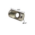 Gordon Glass&#174; Stainless Steel Hinge Plug 9/32" Dia. and Screw Kit for Continuous Hinge Framed Shower Enclosure