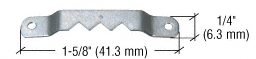 C.R. Laurence CRL Steel Sawtooth Hanger with Three Notches - Bulk | STH3BULK