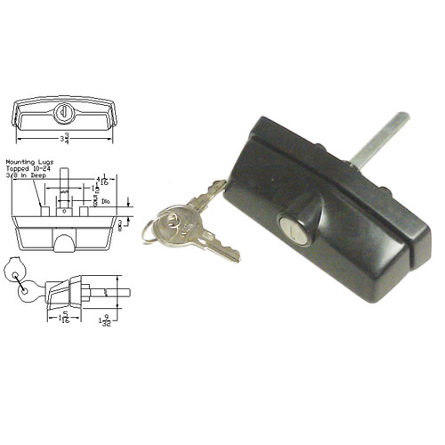 Rear Door G-Handle - Counter-Clockwise Rotation | G400LCCWLK