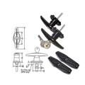Gordon Glass&#174; Truck Cap Locking T-Handles with Dust Covers - Pair Set