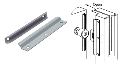 C.R. Laurence 6&quot; Gray Latch Guard  | U9511