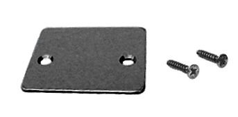C.R. Laurence CRL Black End Cap with Screws  | UCECBL