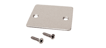 C.R. Laurence CRL Brushed Stainless End Cap with Screws  | UCECBS