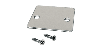 C.R. Laurence CRL Polished Stainless End Cap with Screws  | UCECPS