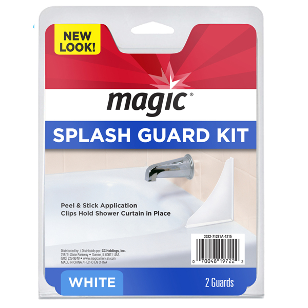 White Tub Splash Guard Kit | TLKSG226T