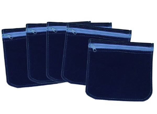 Zerust 6&quot; x 6&quot; Anti Tarnish Silver Jewelry and Coin Protective Bag - Pack of 5 | USSW0311095